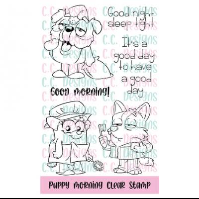 C.C. Designs Stempel - Puppy Morning