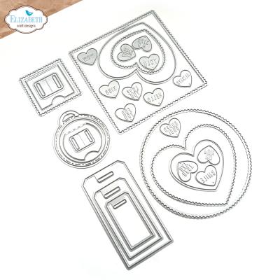 Elizabeth Craft Designs Favorite Humans Dies - Postage Stamps Pocket Page Fillers 2 - Full Size