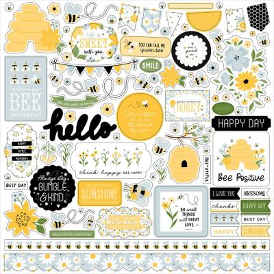 Echo Park Happy As Can Bee - Element Sticker