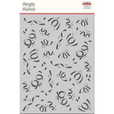 Simple Stories Say Cheese Magic - Confetti Stencil