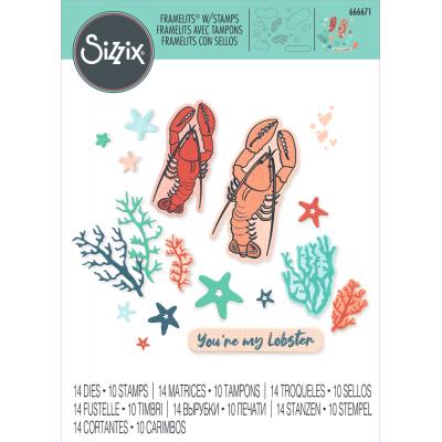 Sizzix Stempel und Stanzen - You're my Lobster