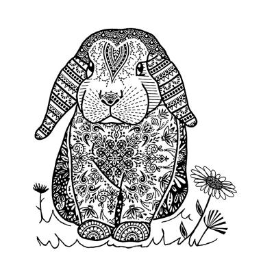 Crafty Individuals Stempel - Daisy the Bunny