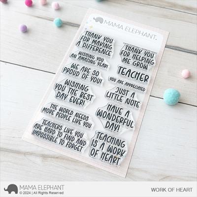 Mama Elephant Stempel - Work of Heart