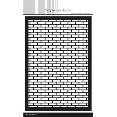 Simple and Basic Stencil - Bricks