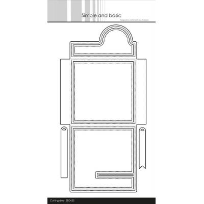 Simple and Basic Cutting Dies - Envelope with Snap Closure