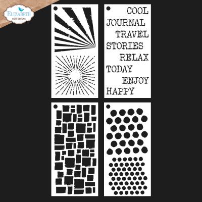 Elizabeth Craft Designs Remember Moments - Journal Stencils 4