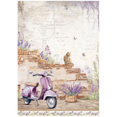 Stamperia Lavender - Vespa