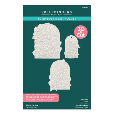 Spellbinders 3D Emboss & Cut Folder - Floral For You
