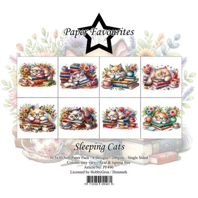 Paper Favourites Paper Pack - Sleeping Cats
