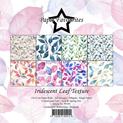 Paper Favourites Paper Pack - Iridescent Leaf Texture