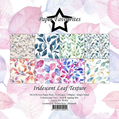 Paper Favourites Paper Pack - Iridescent Leaf Texture