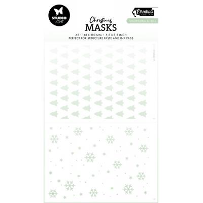 StudioLight Stencil - Snowflakes & Trees