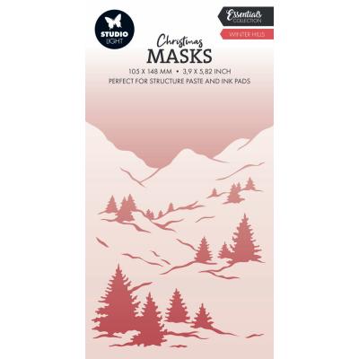 StudioLight Stencil - Winter Hills