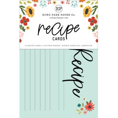 Echo Park - Sunflower Summer Recipe Cards