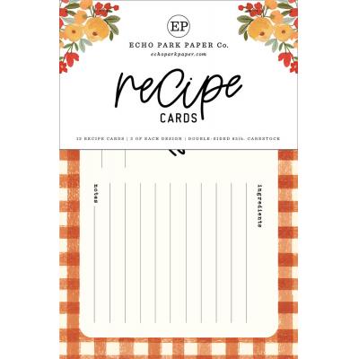 Echo Park - Hello Autumn Recipe Cards