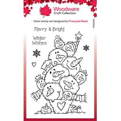 Woodware Stempel - Snow Balls