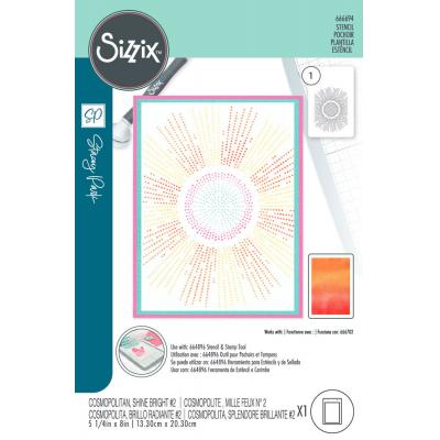 Sizzix Stacey Park Cosmopolitan Stencils - Shine Bright 2