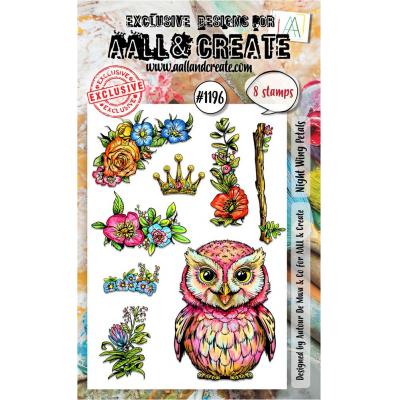AALL & Create Stempel - Night Wing Petals