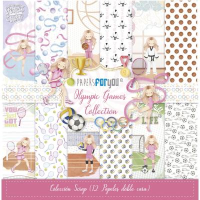 Papers For You Olympic Games Niñas - Scrap Paper Pack