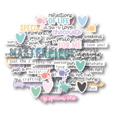 Masterpiece Design Reflections of Life - Text