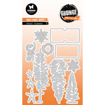 StudioLight Grunge Cutting Dies - Winter Elements