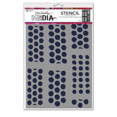 Ranger Dina Wakley Stencil - Dotted Tape