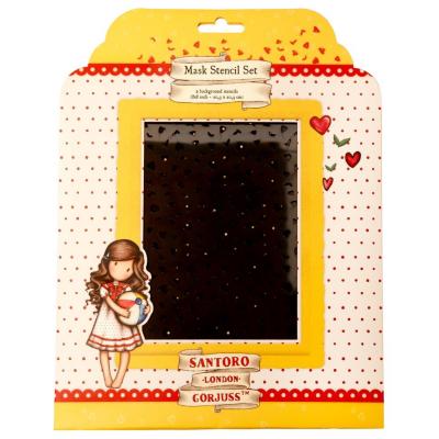 StudioLight Gorjuss Mask Stencil Set - Dots & Hearts