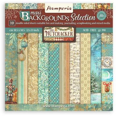 Stamperia The Nutcracker - Maxi Background Paper Pack