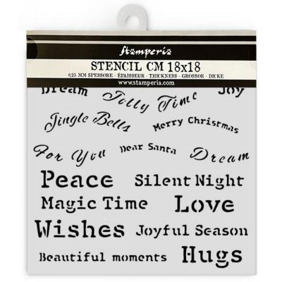 Stamperia Classic Christmas - Quotes