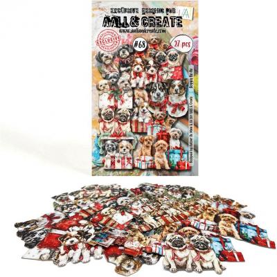 Aall and Create Ephemera Die-Cuts - Doggos Ho-Ho