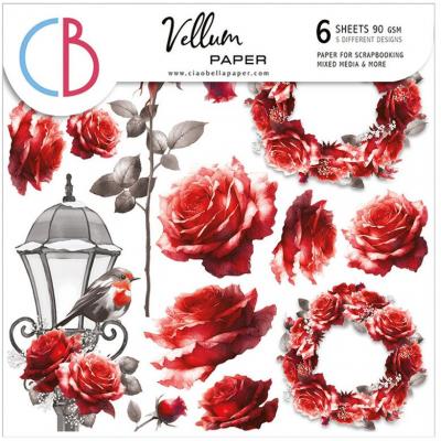Ciao Bella Paris Je T'aime - Vellum Fussy Cut Pad