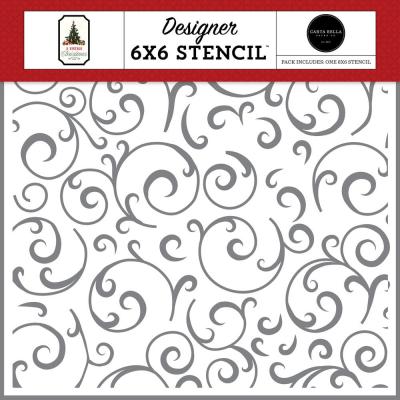 Carta Bella A Vintage Christmas - Season Greetings Swirls