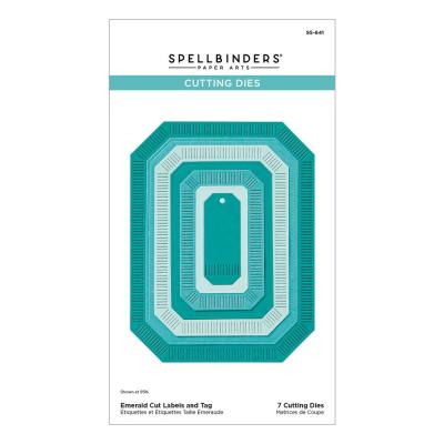 Spellbinders Etched Dies - Emerald Cut Labels and Tag
