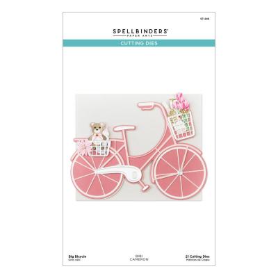 Spellbinders Etched Dies - Big Bicycle