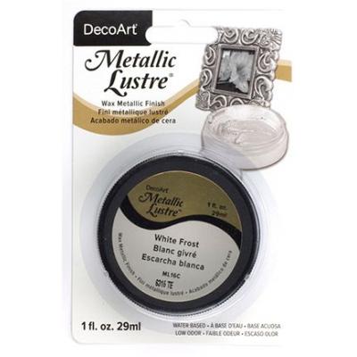 DecoArt Metallic Lustre - White Frost
