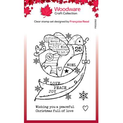 Woodware Stempel - Peaceful Dove
