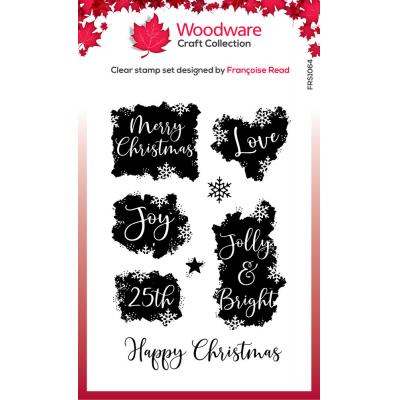 Woodware Stempel - Christmas Patches