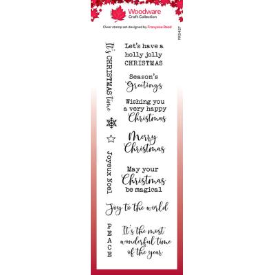Woodware Stempel - Christmas Celebrations