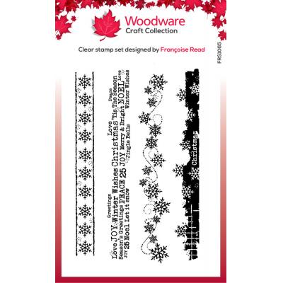 Woodware Stempel - Christmas Borders