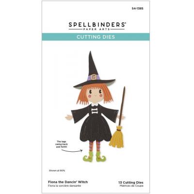 Spellbinders Etched Dies - Fiona the Dancin' Witch