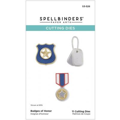 Spellbinders Etched Dies - Badges of Honor