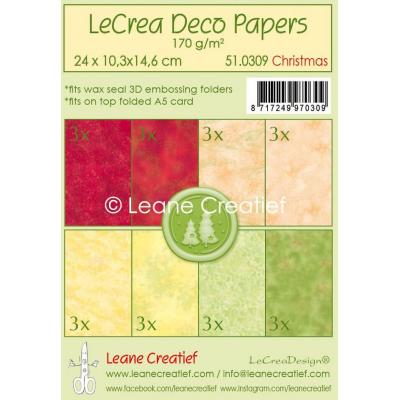 Leane Creatief LeCrea Deco Paper - Christmas