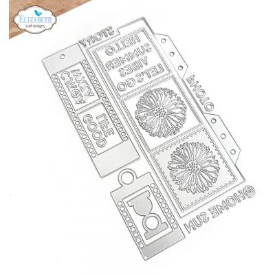 Elizabeth Craft Designs La Dolce Vita - Frame Page with Gerbera's