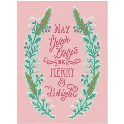 Sizzix Thinlits Jen Long Cutting Dies - Merry & Bright