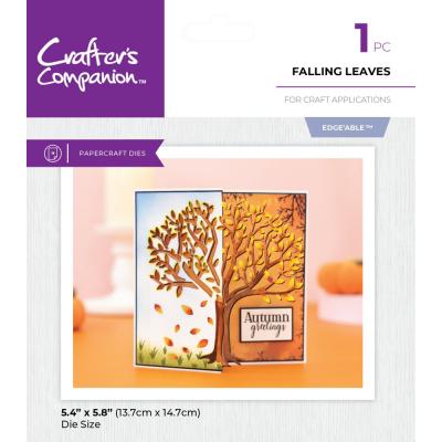 Crafter's Companion Halloween & Christmas - Edgeable Falling Leaves
