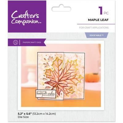 Crafter's Companion Halloween & Christmas - Edgable Maple Leaf