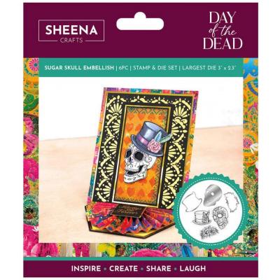 Crafter's Companion Day of the Dead - Skull Embellish