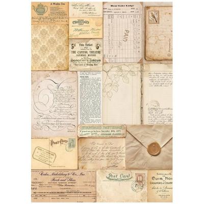 Stamperia Golden Harmony - Letters
