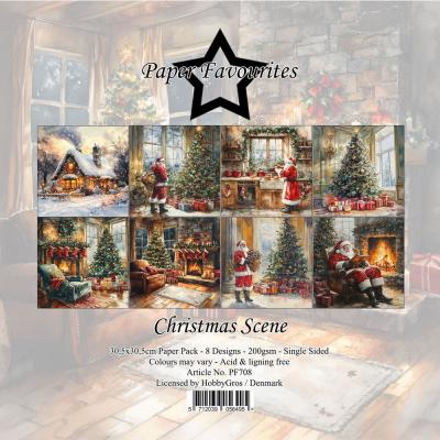 Paper Favourites Paper Pad - Christmas Scene