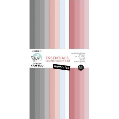 StudioLight Creative Craftlab - Memories Unicolor Paper Pad